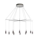 EGLO 39327 SANTIGA LED Pendelleuchte nickel-matt 20x3.2W 3000K warmweiss