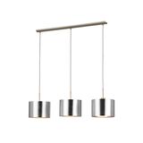 EGLO 39353 SAGANTO Hängeleuchte silber 3xE27