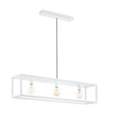 Eglo 49565 Elswick Hängeleuchte 3x E27 weiss