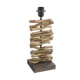 Eglo 49754 Seahouse Tischleuchte Holz E27 schwarz braun