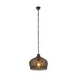 Eglo 49764 Jadida Pendelleuchte E27 kupferfarben antik bunt