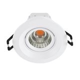 Eglo 61538 TALVERA P LED Einbauspot Downlight 1x6,4W Ø75mm Weiss Warmweiss