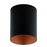 Eglo 62251 POLASSO PRO GU10 Anbauspots+Anbauleuchten Ø100mm Schwarz, Kupfer