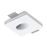 Eglo 62354 TIBERIO LED Einbauleuchte 1W 100x100mm Weiss Warmweiss