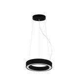 Eglo 63081 PASTRENGO 2 LED Pendelleuchte 30W Ø500mm Schwarz Weiss Neutralweiss Dimmbar