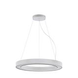 Eglo 63092 PASTRENGO 2 LED Pendelleuchte 60W Ø900mm Silber Weiss Neutralweiss Dimmbar
