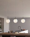 Eglo 63266 PIEDALE PRO E27 Pendelleuchte Ø200mm Nickel-Matt Weiss