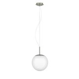 Eglo 63267 PIEDALE PRO E27 Pendelleuchte Ø250mm Nickel-Matt Weiss