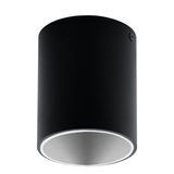 Eglo 63452 POLASSO PRO LED Anbauspots+Anbauleuchten 1x3,3W Ø100mm Schwarz, Weiss Warmweiss