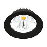 Eglo 64068 TREVIGLIO LED Leuchtspot 17,5W Ø142mm Schwarz Warmweiss IP44
