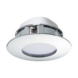 Eglo 64681 PINEDA PRO LED Leuchtspot 6W Ø78mm Chrom Warmweiss IP44