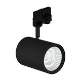Eglo 67155 VILLANOVA 2 LED LED Stromschienenleuchte 18W Ø100mm Schwarz Warmweiss
