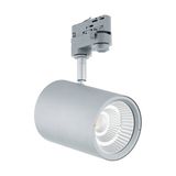 Eglo 67166 VILLANOVA 2 LED LED Stromschienenleuchte 18W Ø100mm Silber Neutralweiss