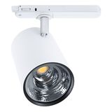 Eglo 67177 VILLANOVA 2 LED LED Stromschienenleuchte 25W Ø100mm Weiss Warmweiss Dimmbar