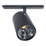 Eglo 67178 VILLANOVA 2 LED LED Stromschienenleuchte 25W Ø100mm Schwarz Warmweiss Dimmbar
