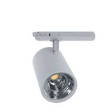 Eglo 67179 VILLANOVA 2 LED LED Stromschienenleuchte 25W Ø100mm Silber Warmweiss Dimmbar