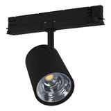 Eglo 67192 VILLANOVA 2 LED LED Stromschienenleuchte 25W Ø100mm Schwarz Warmweiss Dimmbar