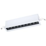 Eglo 67491 ALBAVILLA LED Einbauleuchte 2x10W 287x68mm Weiss Neutralweiss