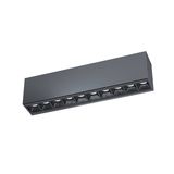 Eglo 67508 ALBAVILLA LED Deckenleuchte 2x10W 271x46mm Schwarz Neutralweiss Dimmbar