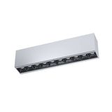 Eglo 67515 ALBAVILLA LED Deckenleuchte 2x10W 271x46mm Silber Neutralweiss Dimmbar