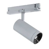 Eglo 67687 RIZOS LED LED Stromschienenleuchte 30W Ø90mm Silber Warmweiss