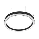 Eglo 68121 PASTRENGO 3 LED Pendelleuchte 128W Ø2000mm Schwarz Weiss Warmweiss
