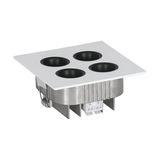 Eglo 68191 MIZATA LED Einbauspot Downlight 13,3W 110x110mm Weiss Neutralweiss