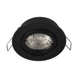 Eglo 68335 TEDO PRO GU10 Einbauspot Downlight Ø82mm Schwarz