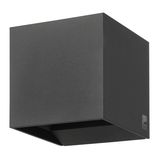 Eglo 68445 CALPINO PRO LED Außen-Wandleuchte 5,4W Schwarz Neutralweiss IP65