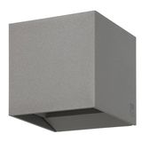 Eglo 68446 CALPINO PRO LED Außen-Wandleuchte 5,4W Silber Warmweiss IP65