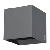 Eglo 68448 CALPINO PRO LED Außen-Wandleuchte 5,4W Anthrazit Warmweiss IP65