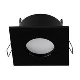 Eglo 68575 TEDO PRO IP65 GU10 Außen-Einbauspot Downlight 83x83mm Schwarz Weiss IP65