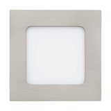 Eglo 68718 FUEVA PRO CCT LED Einbauleuchte 4,5W 120x120mm Nickel-Matt Weiss Steuerbare Lichtfarbe