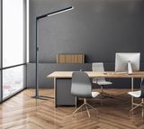 Eglo 68753 BARISARDA-F LED Stehleuchte 1203x52mm Schwarz Neutralweiss Dimmbar