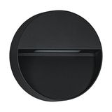 Eglo 68809 BELGIDA-R LED Außen-Wandleuchte 1x4,8W Ø150mm Schwarz Transparent Steuerbare Lichtfarbe IP65