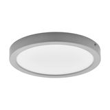 Eglo 75636 IDUN 2 LED Ein-/Aufbauleuchte 15W Ø300mm Silber Weiss Neutralweiss