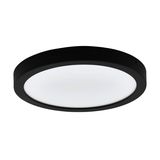 Eglo 75637 IDUN 2 LED Ein-/Aufbauleuchte 15W Ø300mm Schwarz Weiss Neutralweiss