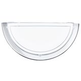 Eglo 83156 Planet 1 Wandleuchte E27 Stahl chrom weiss klar