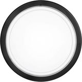 Eglo 83159 Planet 1 Wandleuchte / Deckenleuchte E27 Stahl schwarz weiss klar