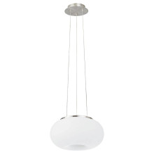 Eglo Hängeleuchte Optica E27 Ø28cm Stahl und Glas