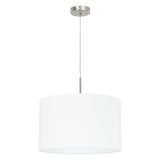 Eglo Pendelleuchte Pasteri Ø38cm E27 weiss matt