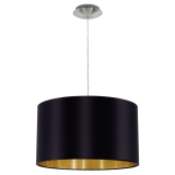 Eglo Pendelleuchte Maserlo Ø38cm E27 schwarz-gold 31599