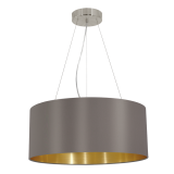 Eglo Pendelleuchte Maserlo Ø53cm 3xE27 cappuccino-gold 31608