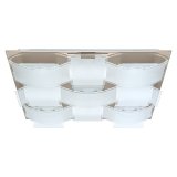 Eglo Deckenleuchte Guadiano GX53 9x7W nickel matt