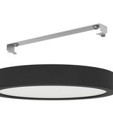 Eglo 900653 FUEVA 5 LED Ein-/Aufbauleuchte 17W Ø210mm Schwarz Weiss Warmweiss IP44