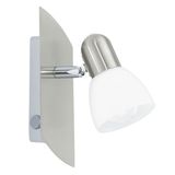 Eglo 90982 Enea Spot E14 Stahl nickel-matt weiss