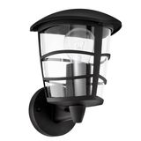 Eglo 93097 ALORIA E27 Außen-Wand-/Deckenleuchte uplight Schwarz IP44