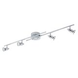 Eglo 93116 Cerbero LED Wandleuchte / Deckenleuchte 5x3W Stahl chrom weiss klar