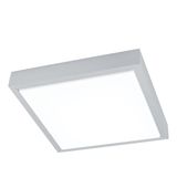 Eglo 93666 Idun 1 LED Wandleuchte / Deckenleuchte 9.7W Alugebürstet weiss