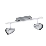Eglo 93673 Corbera LED Spot 2x3W Stahl Kunststoff chrom